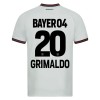 Virallinen Fanipaita Bayer 04 Leverkusen Alejandro Grimaldo 20 Vieraspelipaita 2023-24 - Miesten